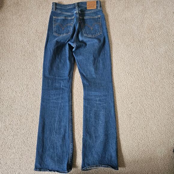 Levi's Premium Ribcage Bootcut Women's Jeans 26x33 - Picture 2 of 8